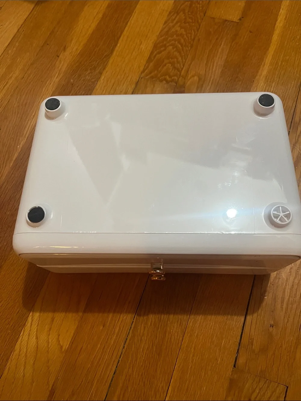 Organizer Box with Gold Accents - Compact Storage